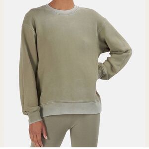 NEW Cotton Citizen sweatshirt Brooklyn Oversized Crew Sweatshirt Green